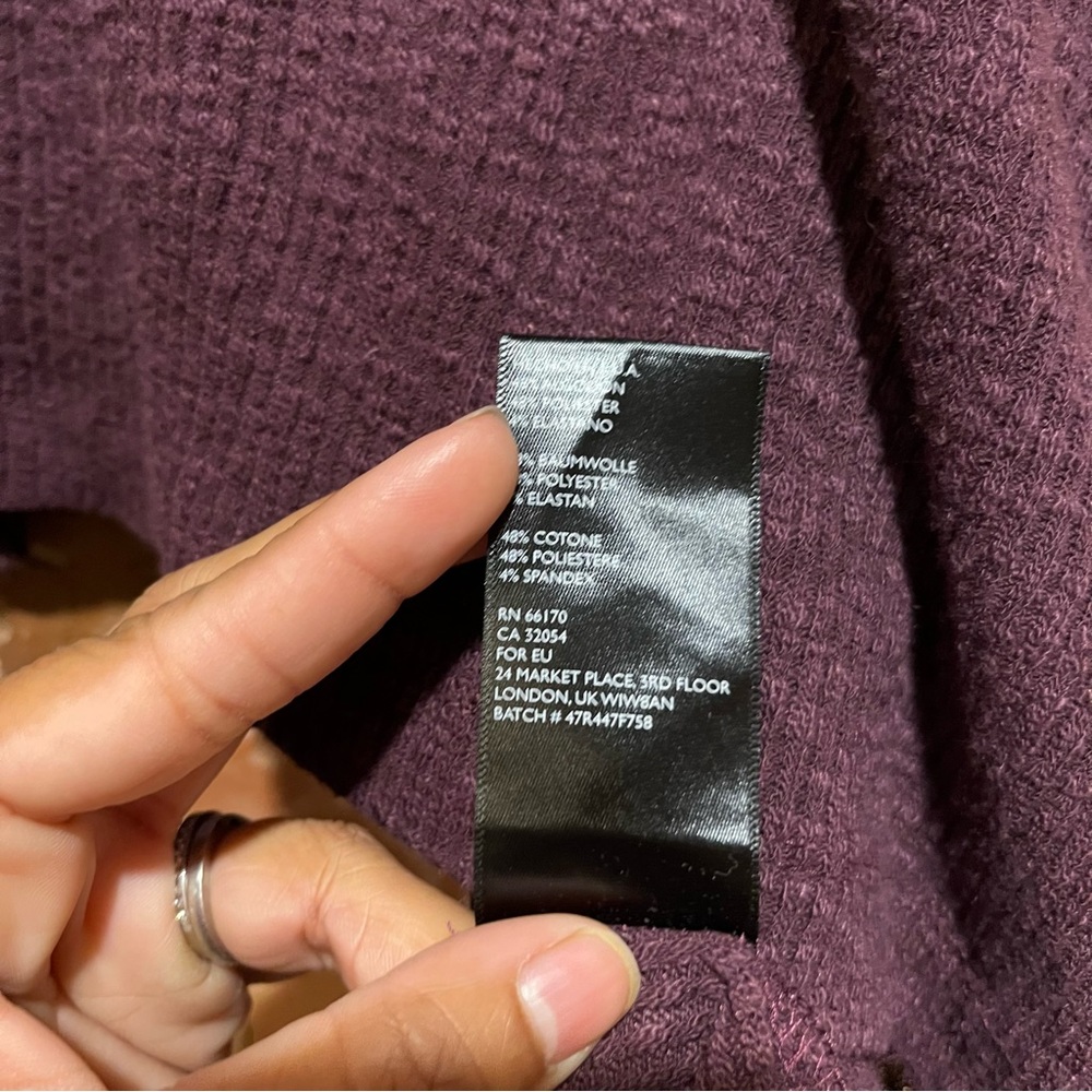 Free People Beach World Traveler Ribbed Turtleneck Split Back Sweater - Picture 5 of 8